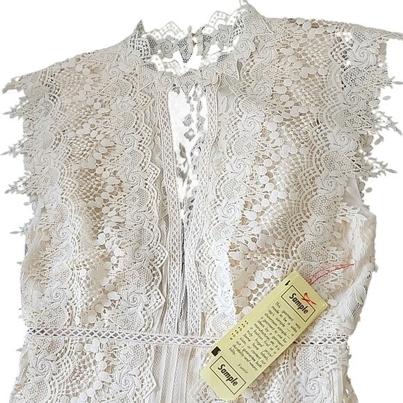 NWT Free People Sample Lace XS Dress - Picture 7 of 9